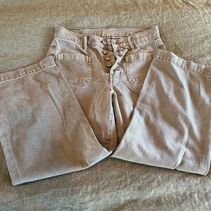 American Eagle wide leg jean Green Size 2